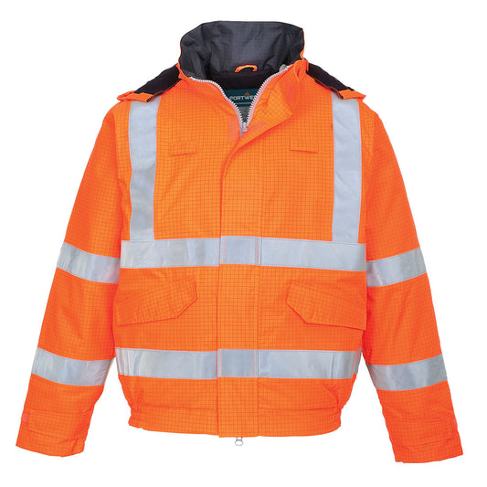 Bizflame Rain Hi-Vis FR Winter Bomber Jacket (S773)