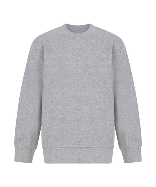 Kids sustainable fashion curved hem sweatshirt