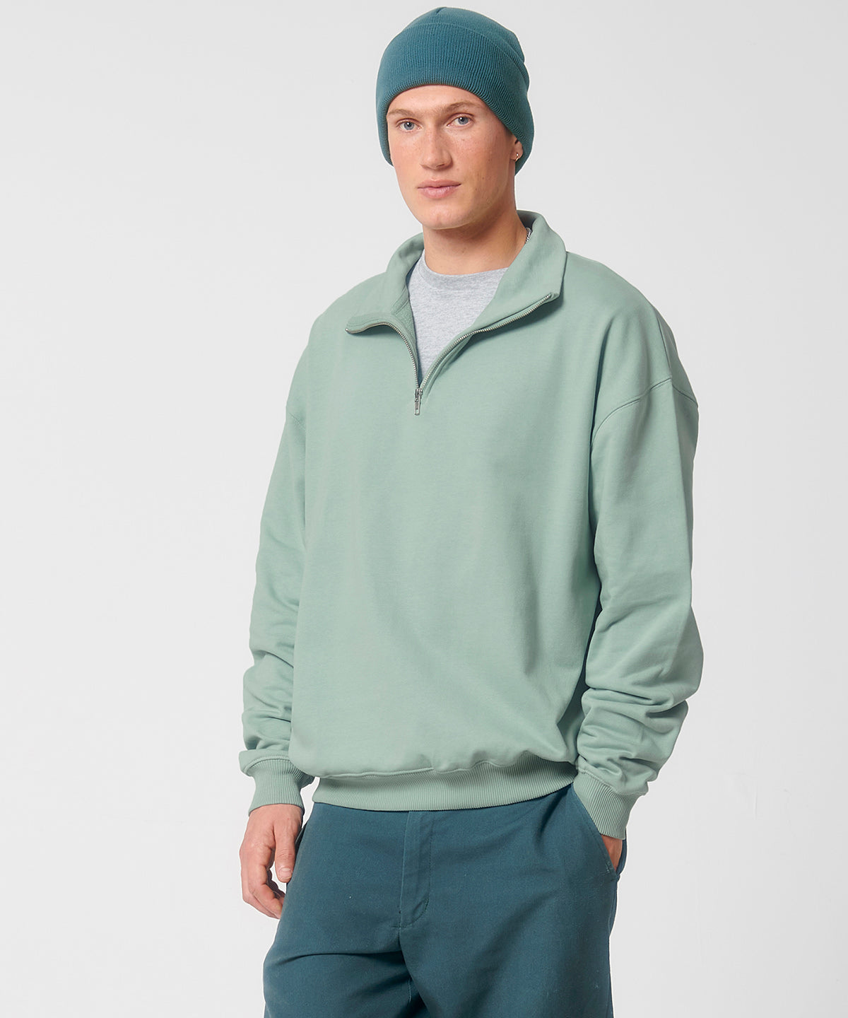 Unisex Miller dry 1/4 zip sweatshirt (STSU795)