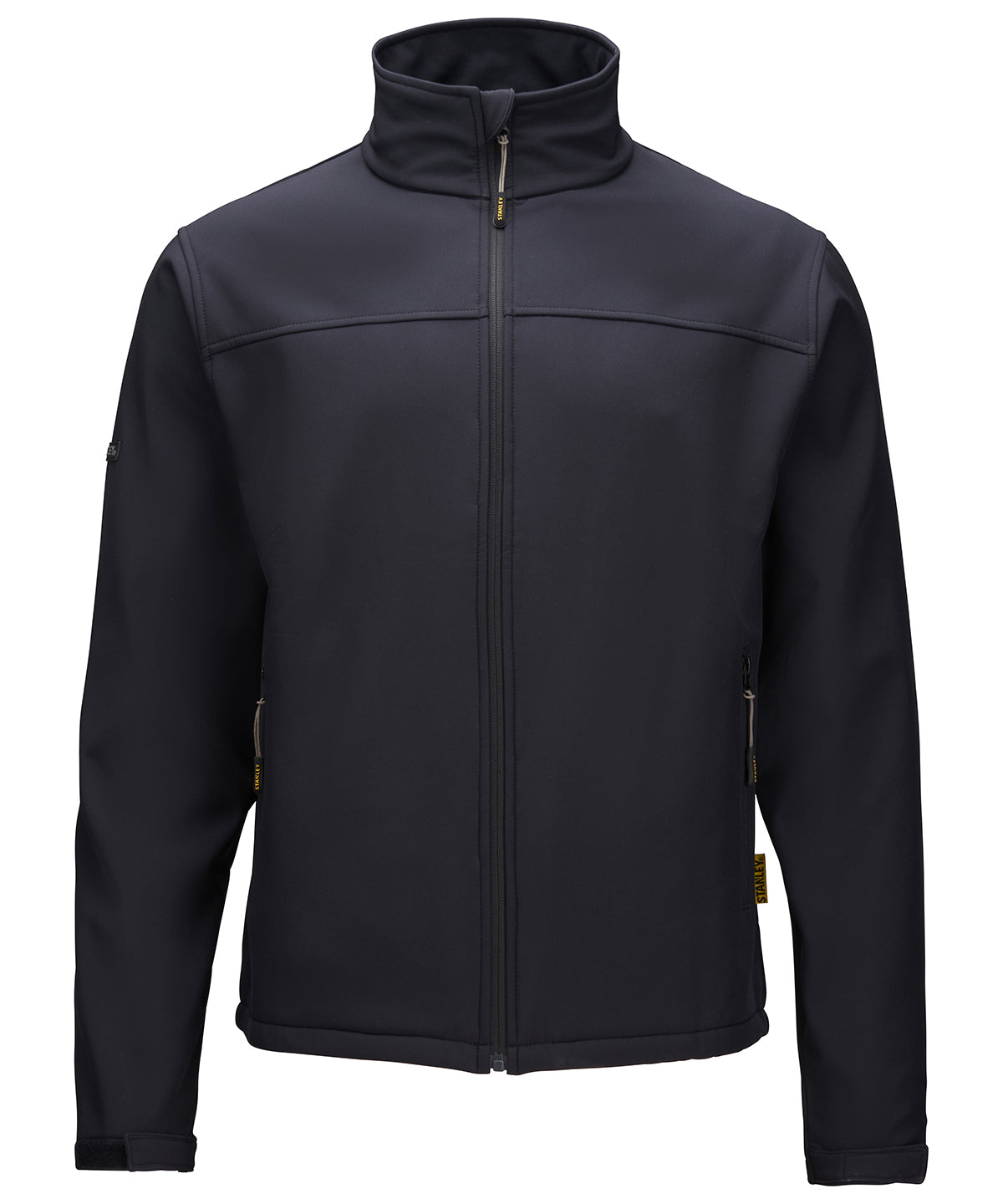 Black - Stanley Teton 2-layer full zip softshell