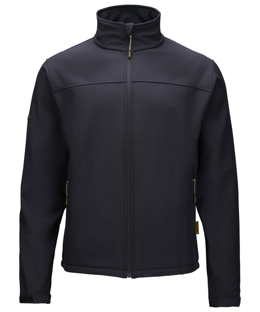 Black - Stanley Teton 2-layer full zip softshell