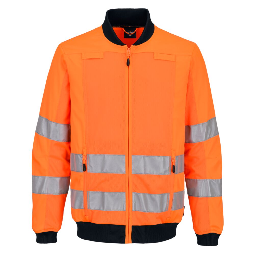 Hi-Vis Mesh Panel Work Jacket (T164)