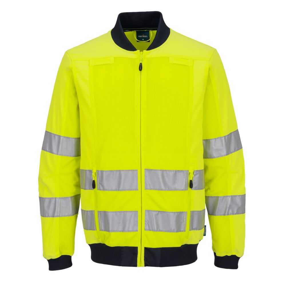 Hi-Vis Mesh Panel Work Jacket (T164)