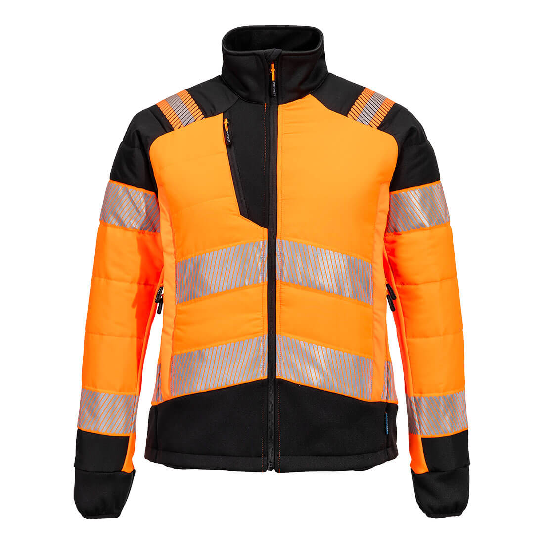 PW3 Hi-Vis Women's Hybrid Baffle Jacket (T171)