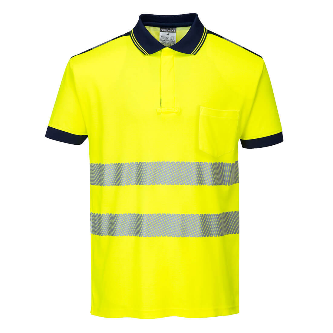 PW3 Hi-Vis Cotton Comfort Polo Shirt S/S (T180)