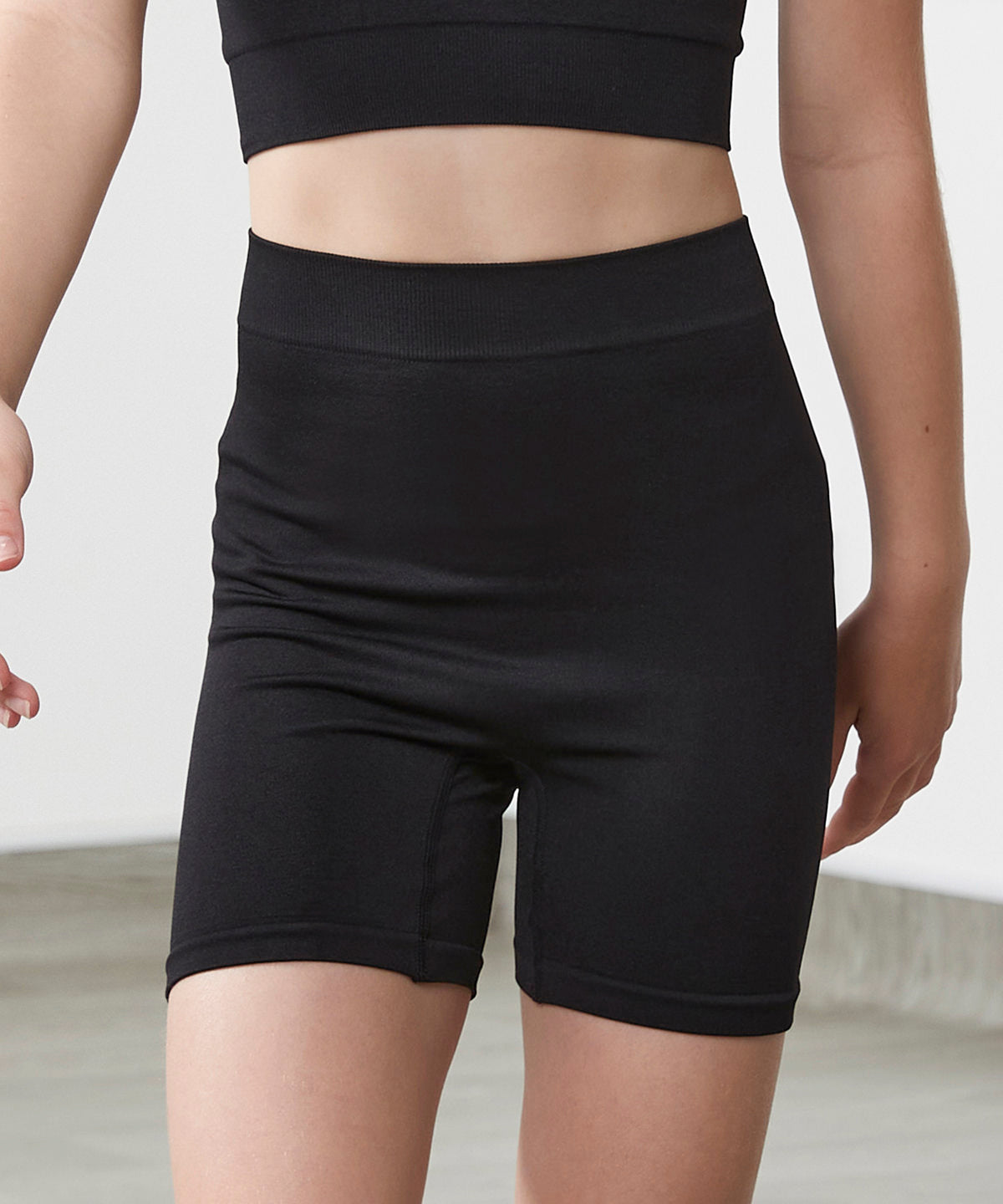 Black - Kids seamless shorts
