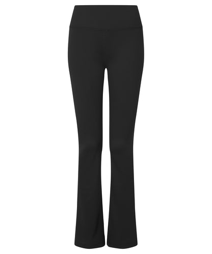 Black - Women’s TriDri® recycled flare leggings