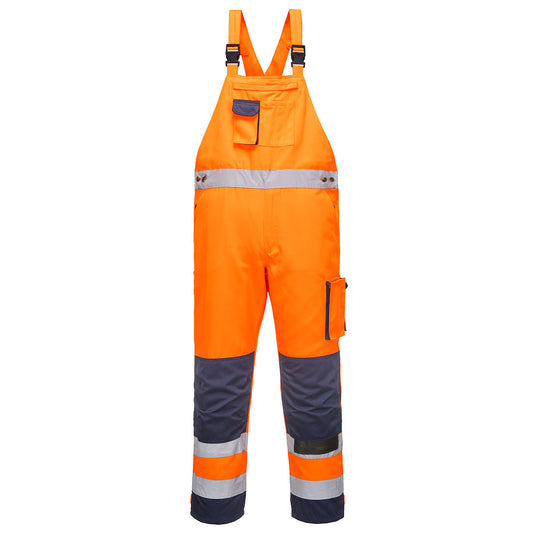 Dijon Hi-Vis Contrast Work Bib and Brace (TX52)