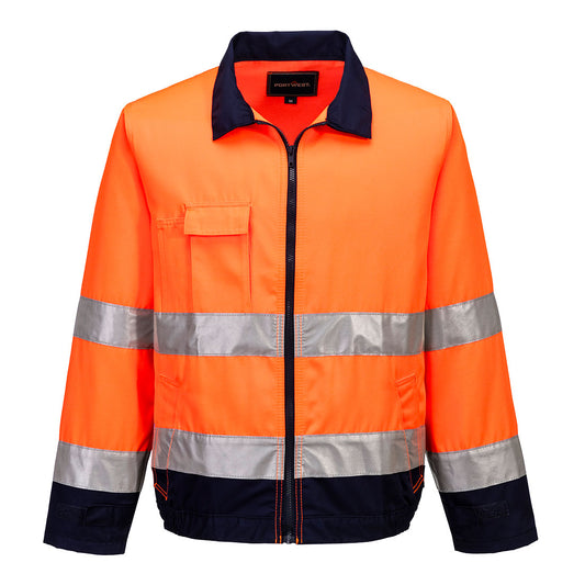 Madrid Hi-Vis Contrast Bomber Jacket (TX70)