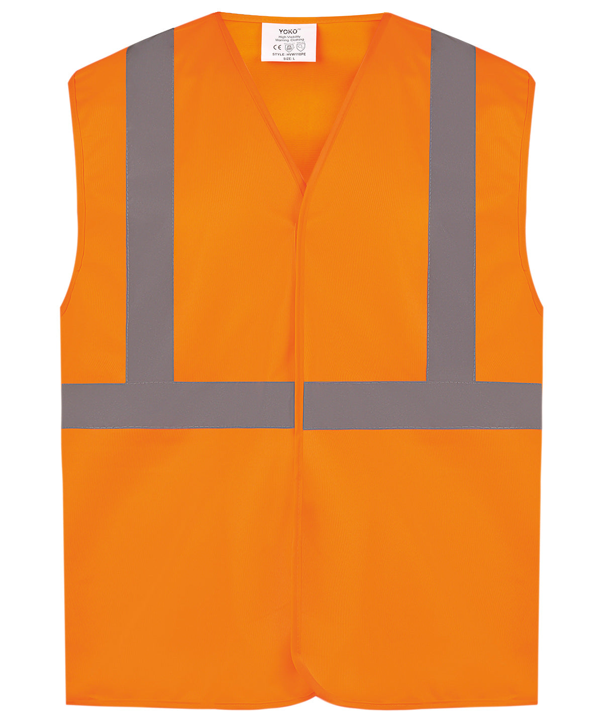 Orange - Hi-vis railway waistcoat class 2 (HVW118PE)