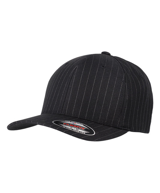Black/White - Flexfit pinstripe (6195P)