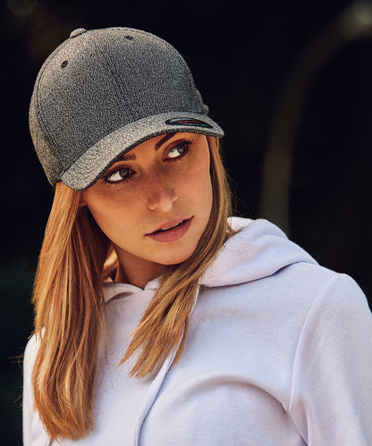 Dark Heather Grey - Flexfit melange cap (6355)