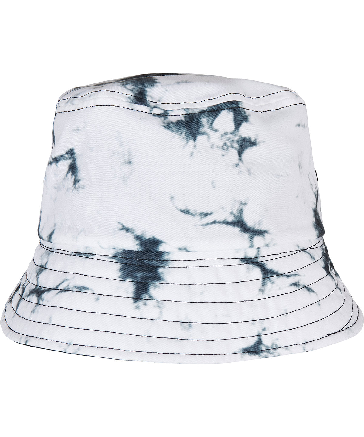 Black/White - Batik dye reversible bucket hat