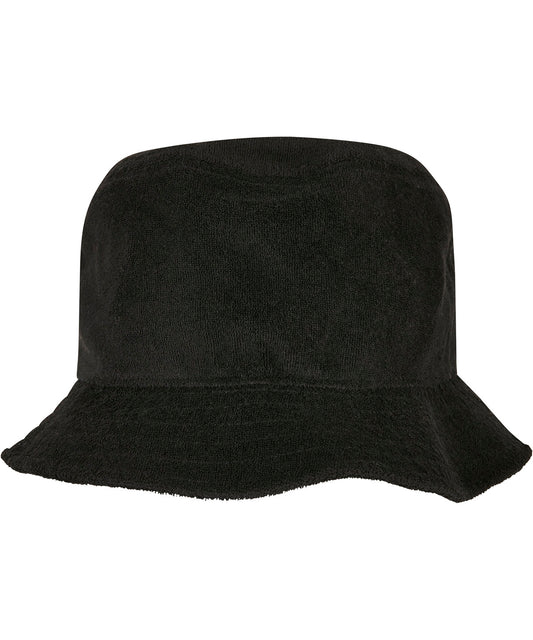 Black - Frottee bucket hat (5003FB)