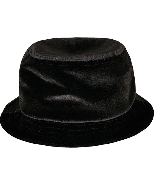Black - Velvet bucket hat (5003VB)