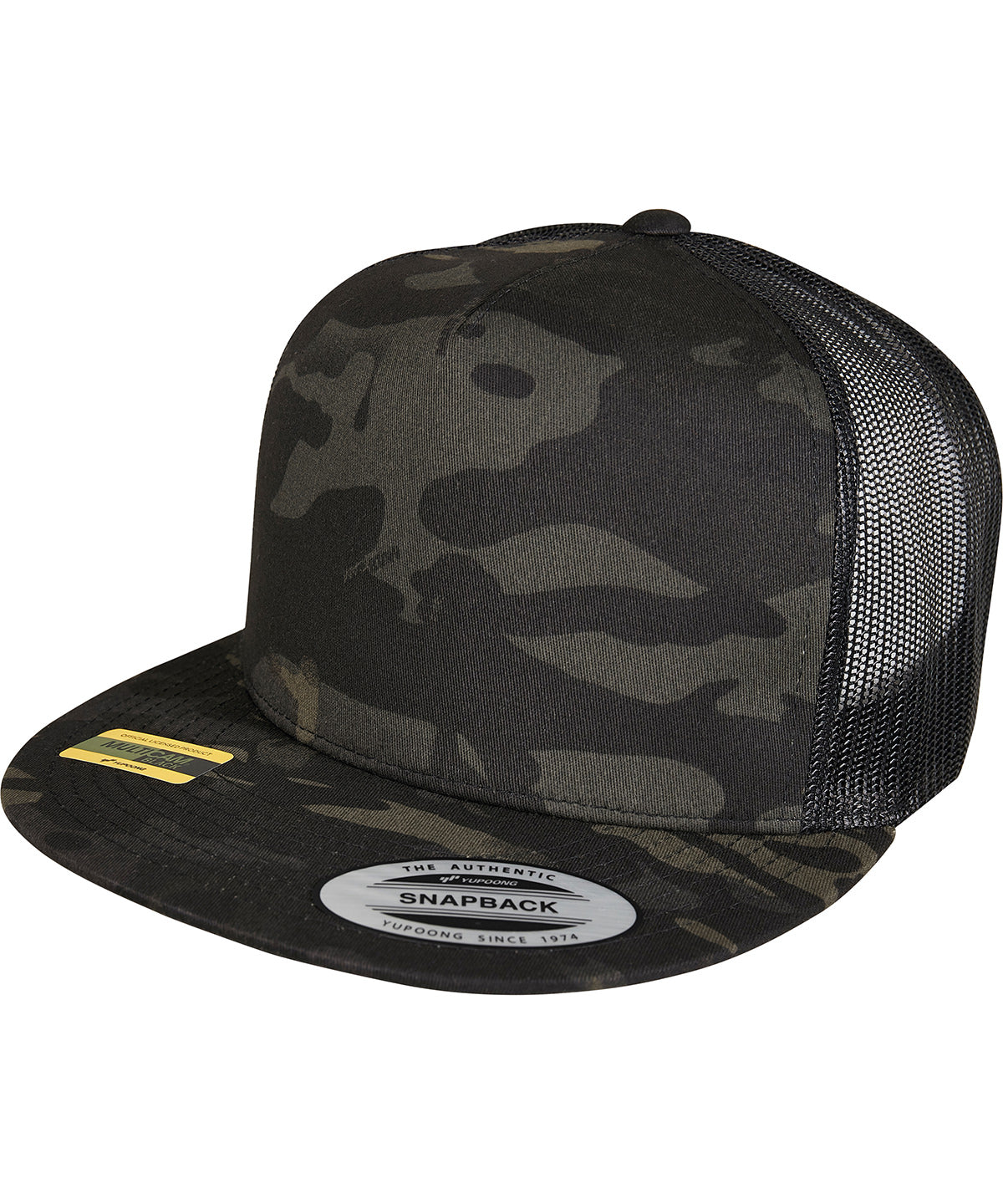 Black - Multicam® trucker cap (6006MC)