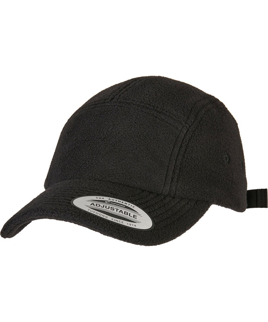 Black - Polar fleece jockey cap (7005PF)